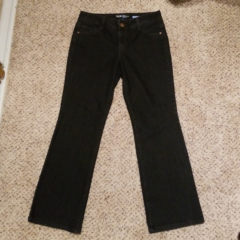 Style & Co Bootcut Jeans.  Dark wash size 4P Short